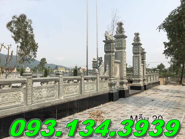Mẫu cổng đá nghĩa trang đẹp^2025